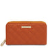 Ada - Double zip around soft leather wallet